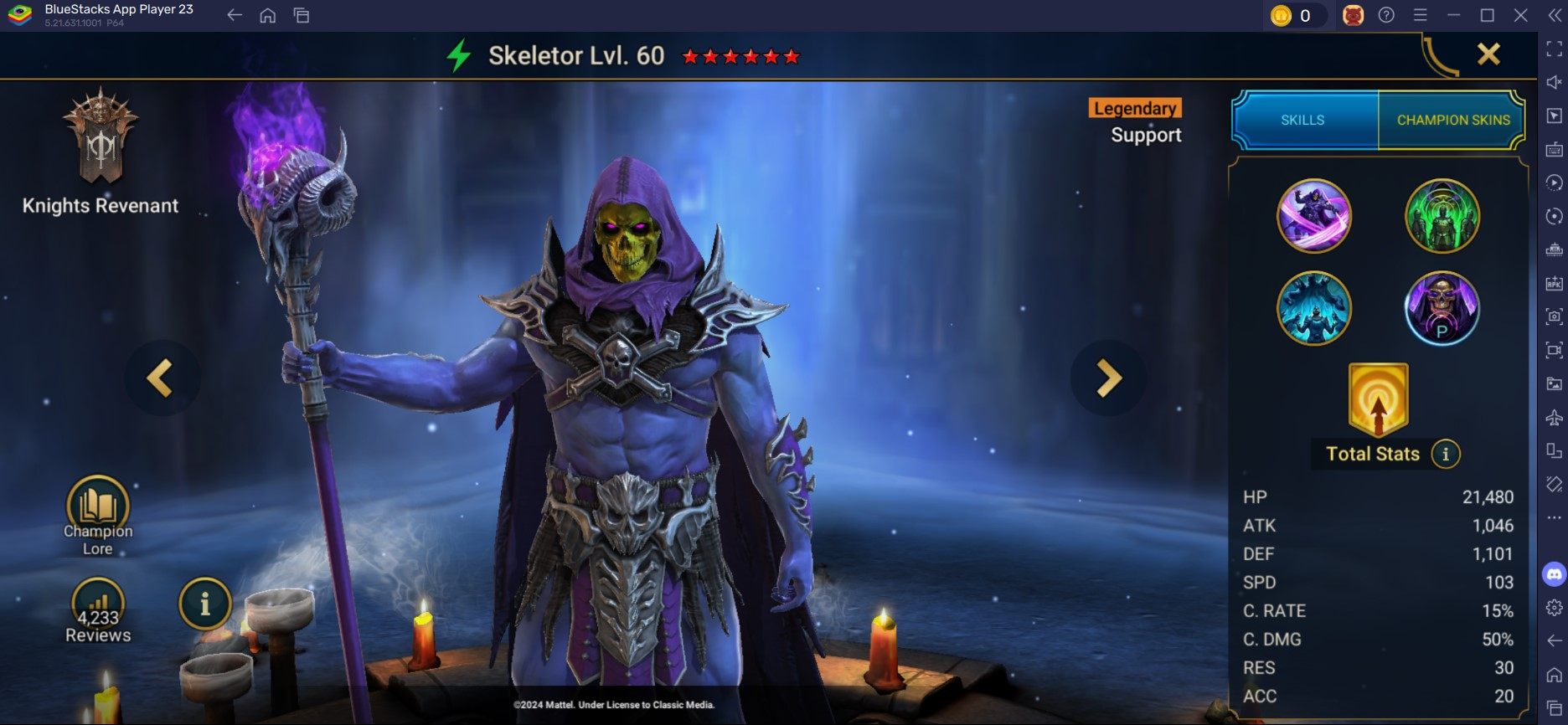 RAID: Shadow Legends: He-Man Collaboration and Free Legendary Champion Skeletor