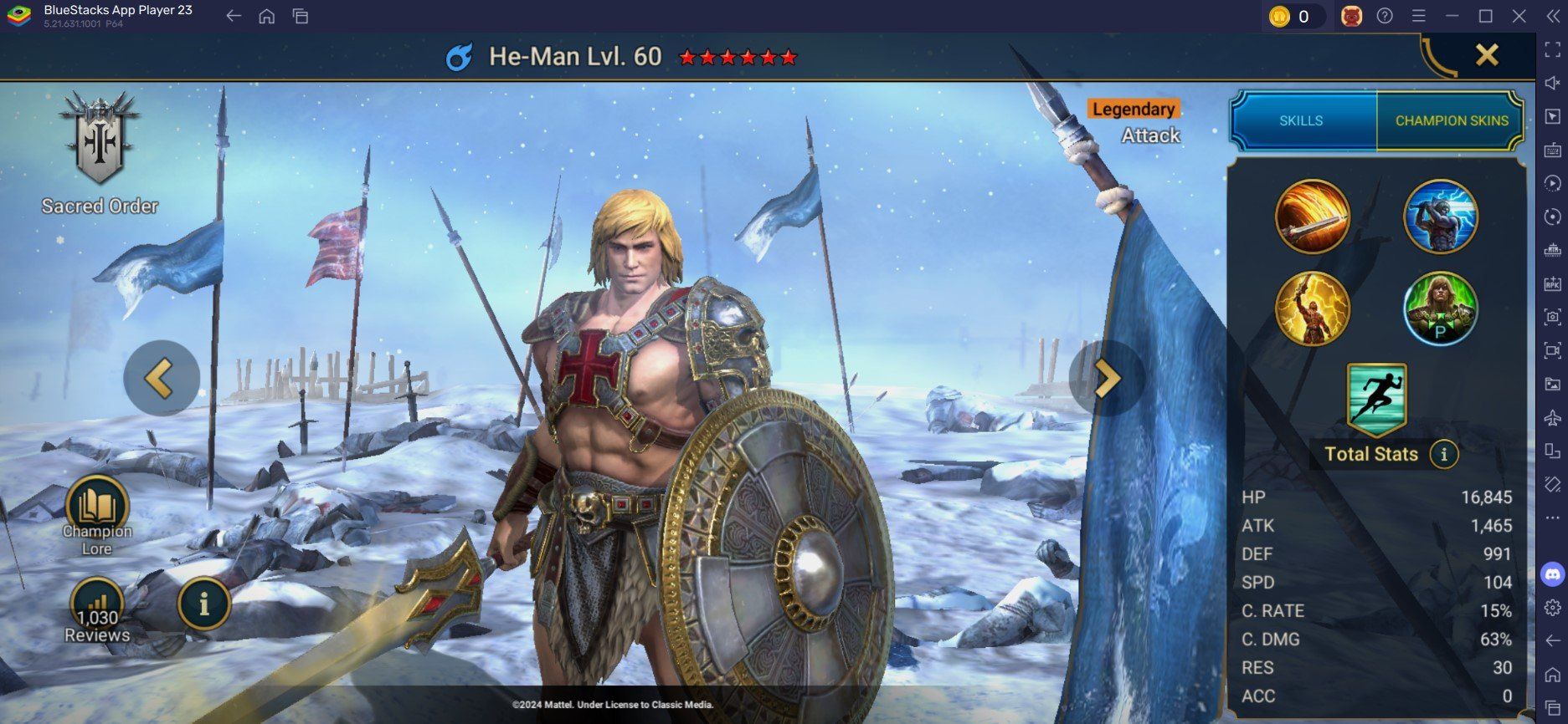 RAID: Shadow Legends: He-Man i darmowy legendarny mistrz Szkieletor