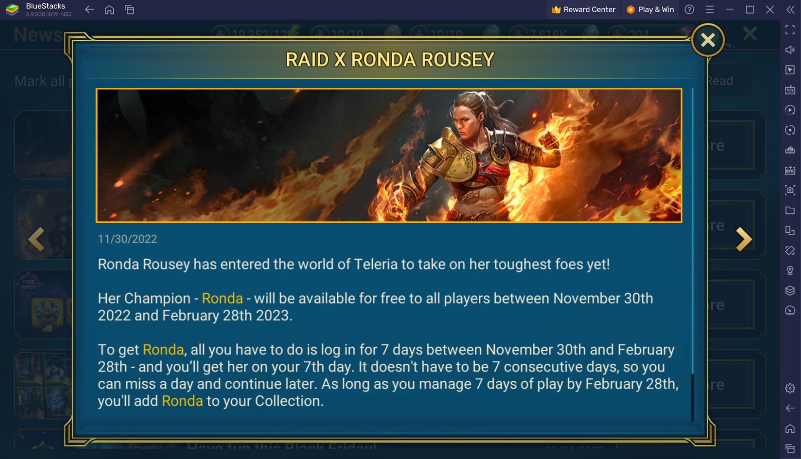 Get Your Free Legendary Champion Ronda in RAID: Shadow Legends and Juicy Rewards with New Redeem Code