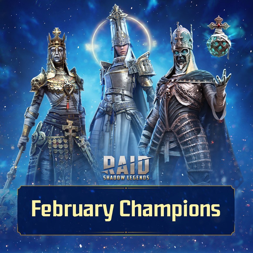 RAID: Shadow Legends – 7 neue Champions für das Valentinstags-Update hinzugefügt
