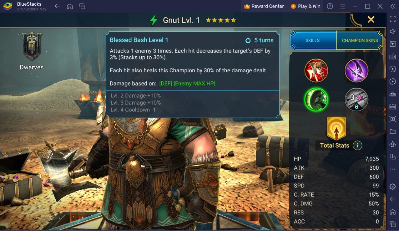RAID: Shadow Legends – Gnut Legendary Champion Fusion Guide