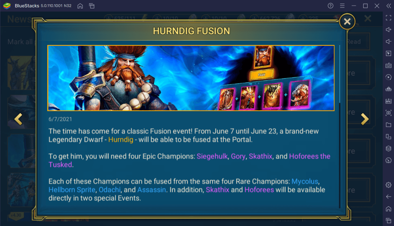 RAID: Shadow Legends – Hurndig Legendary Champion Fusion Guide