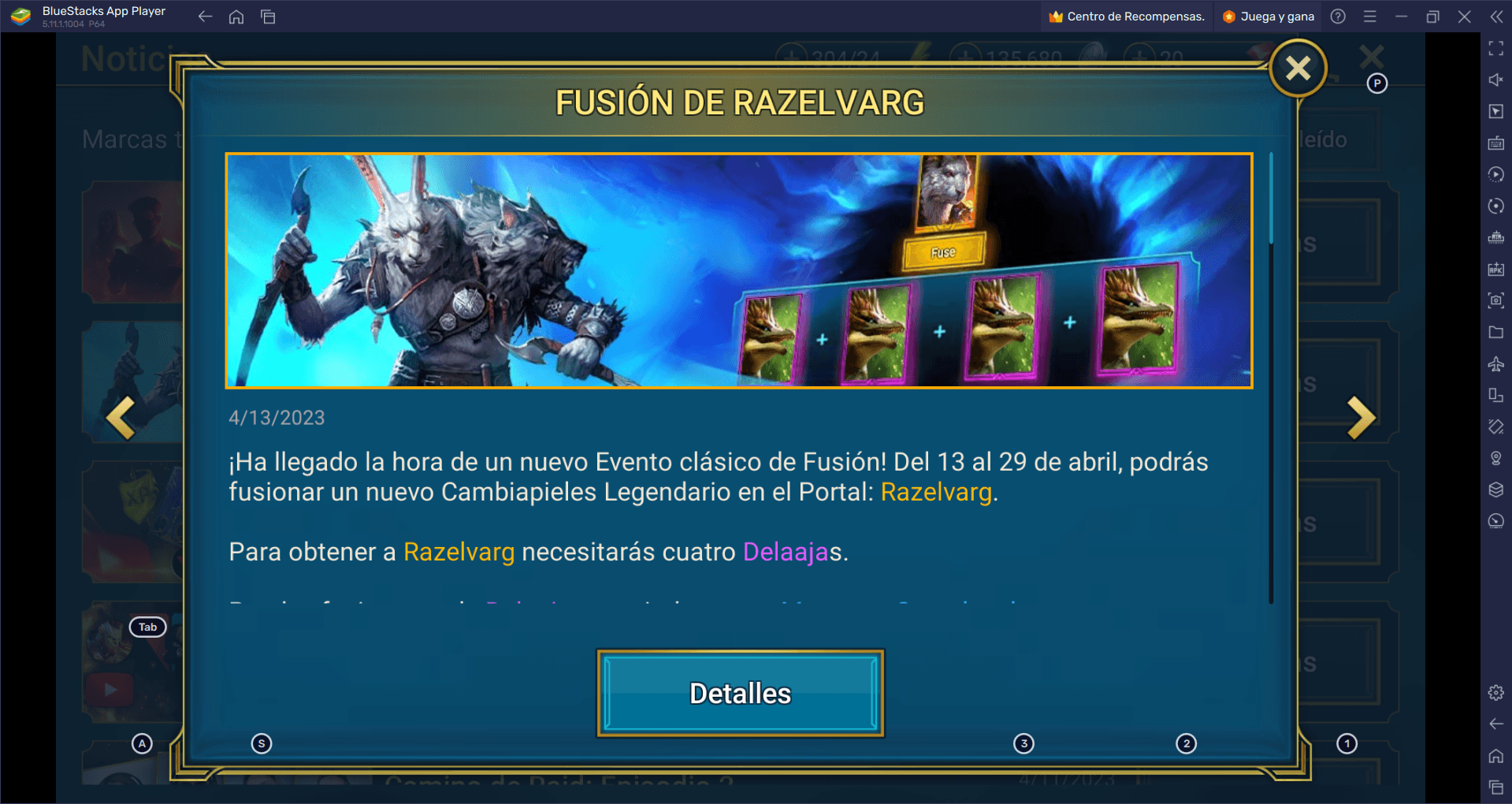 RAID Shadow Legends – Guía de fusión de campeones legendarios de Razelvarg