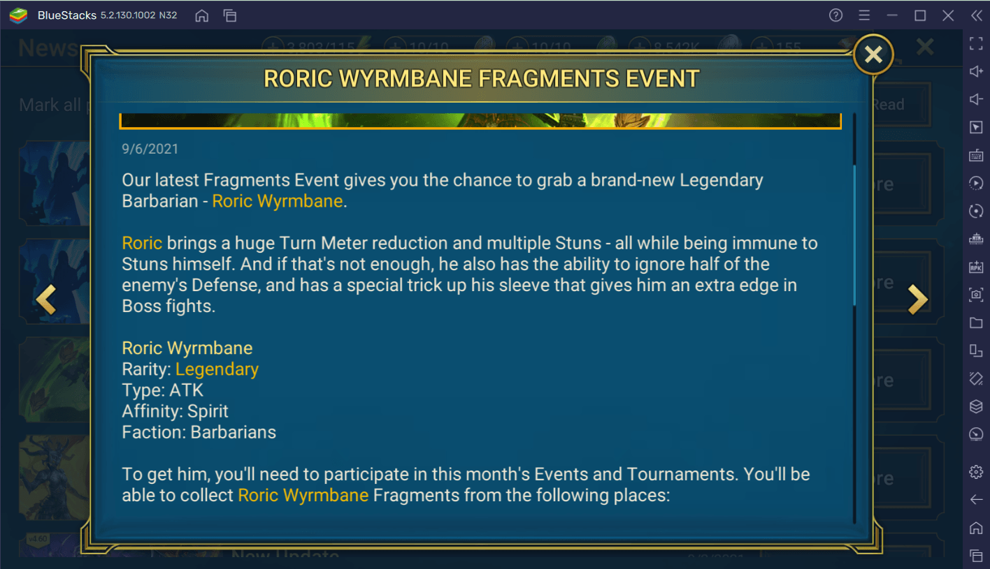 RAID: Shadow Legends – Roric Wyrmbane Fragment Fusion Guide