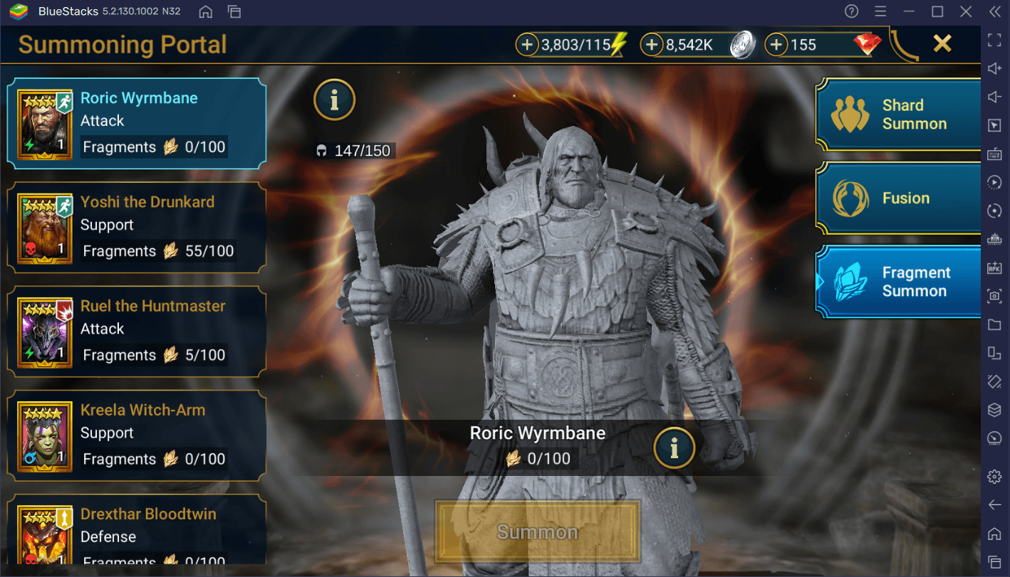RAID: Shadow Legends – Roric Wyrmbane Fragment Fusion Guide