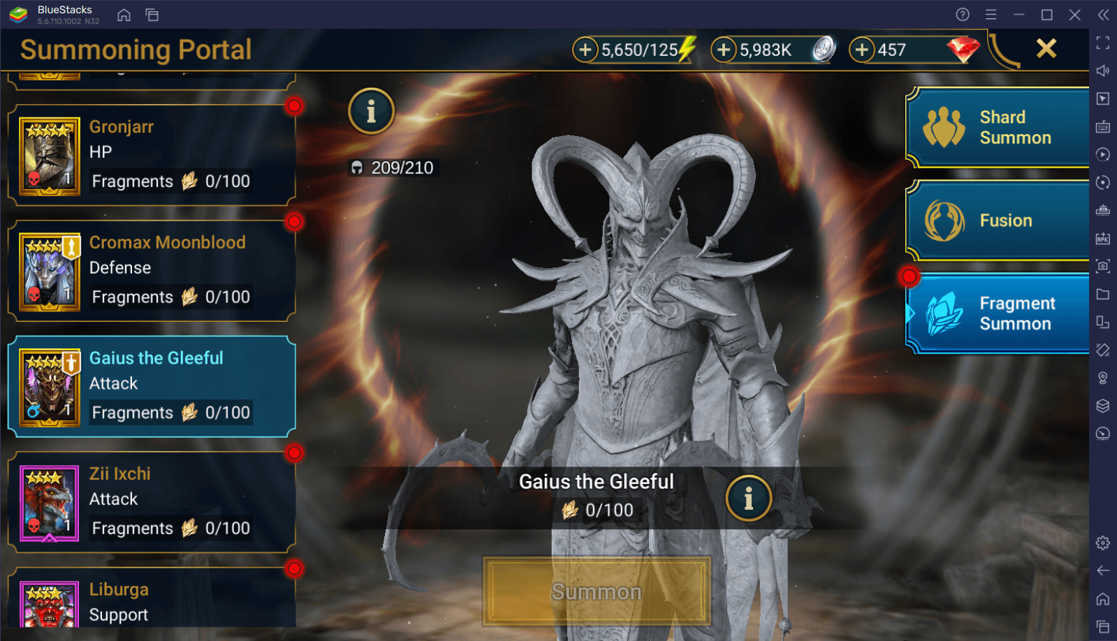 RAID: Shadow Legends – Gaius the Gleeful Fragment Fusion Event Guide