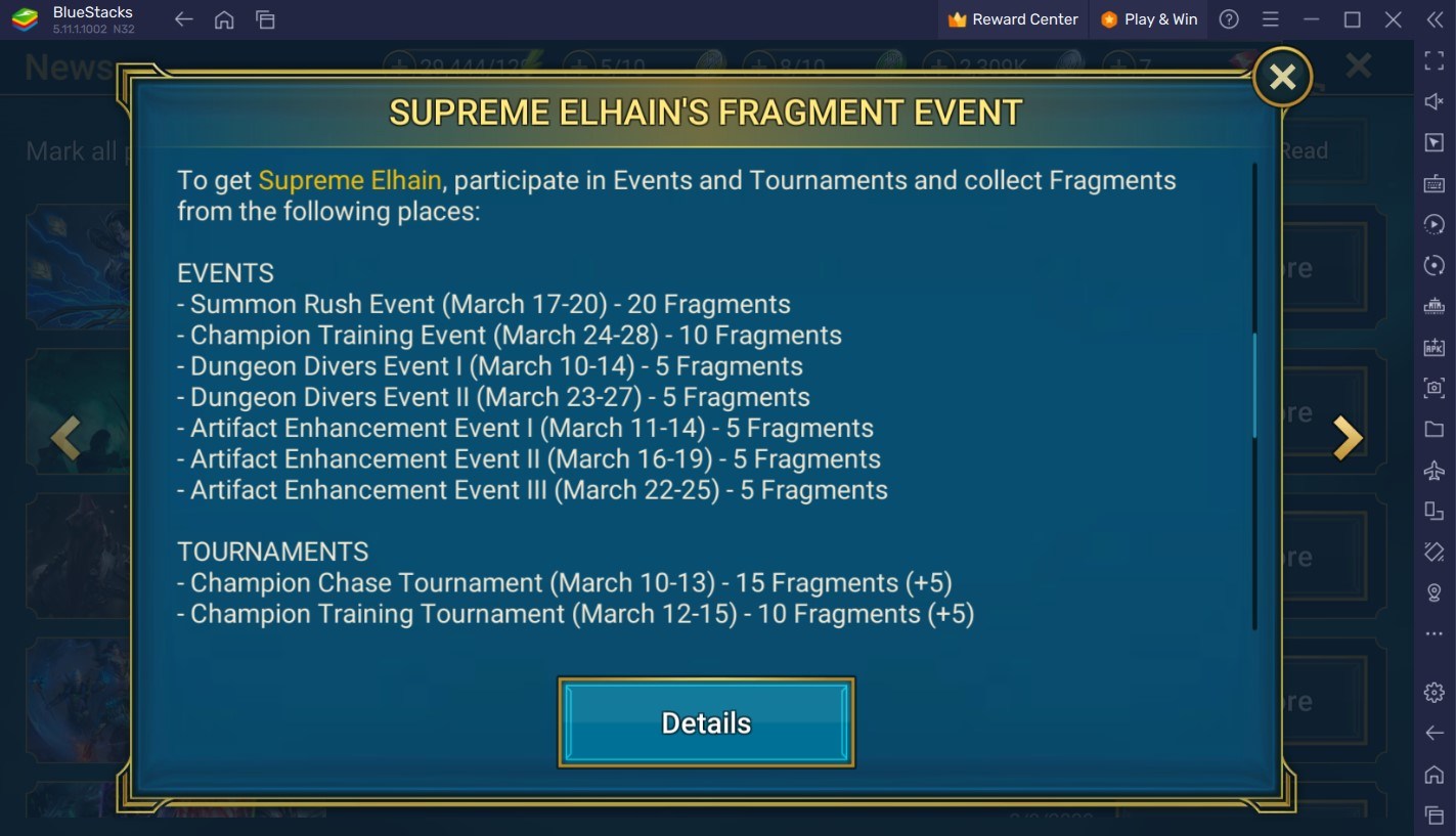 RAID: Shadow Legends – Supreme Elhain Fragment Fusion Event Guide