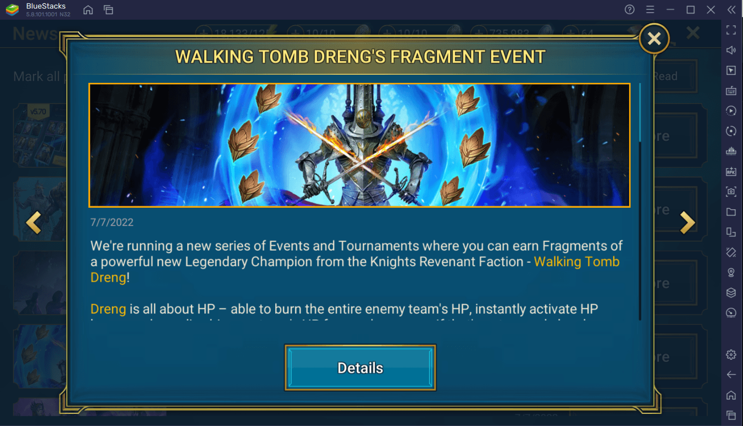 RAID Shadow Legends Walking Tomb Dreng Fragment Fusion Event Guide 