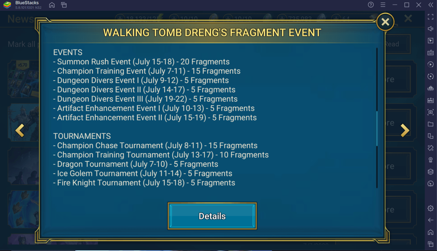 RAID: Shadow Legends – Walking Tomb Dreng Fragment Fusion Event Guide