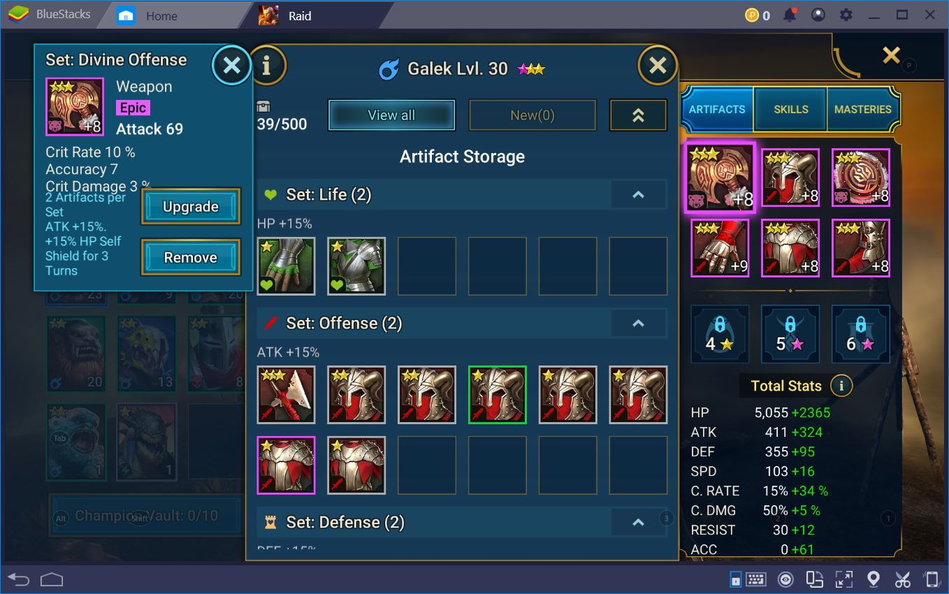 Raid Shadow Legends On Pc How To Gear Your Champions For Victory Bluestacks