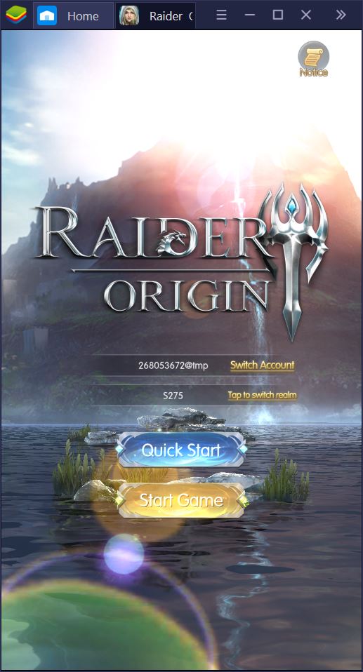 Installa e Configura Raider: Origin con Bluestacks