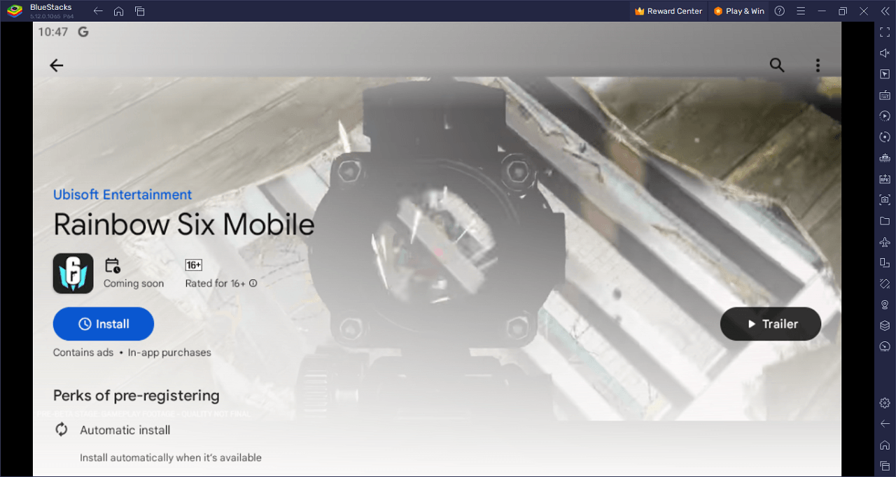 Download Rainbow Six Siege Mobile android on PC