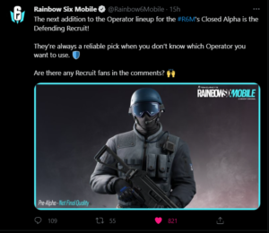 Rainbow Six Mobile Closed Beta to Begin Next Week, Additional Details Revealed.
