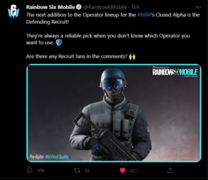 Закрытое бета-тестирование Rainbow Six Mobile начнется на следующей неделе, раскрыты дополнительные подробности.