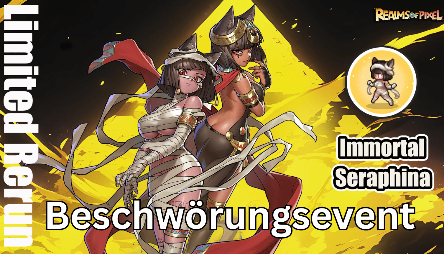 Neuer Held Seraphina in Realms of Pixel - Alles zu dem limitierten Beschwörungsevent