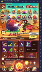 Red Dragon Legend-Hunger Chest Руководство По Динозаврам Для Увеличения Боевой Мощи