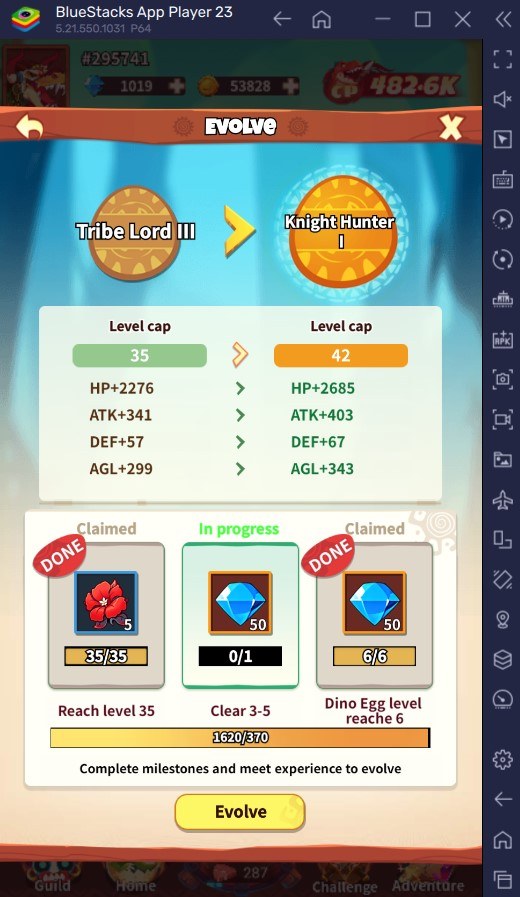 Red Dragon Legend-Hunger Chest Dinosaur Guide to Increase Combat Power