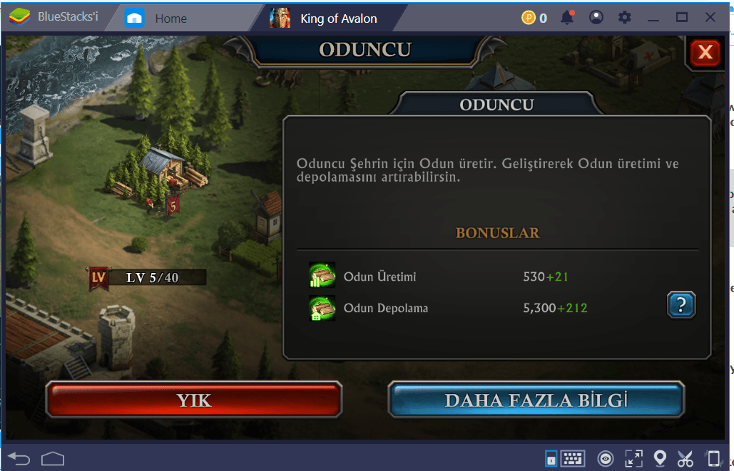 King of Avalon: BlueStacks Kaynak Toplama ve Kullanım Rehberi