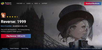 How to Play Reverse: 1999 on PC With BlueStacks