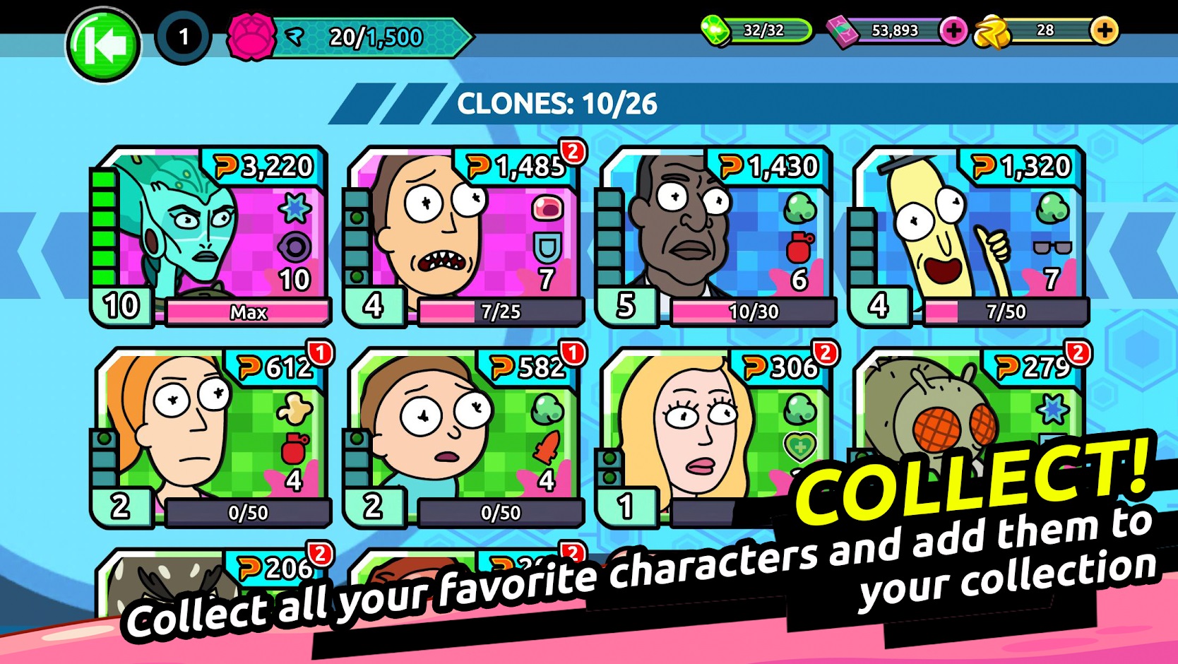 Состоялся пробный запуск Rick and Morty: Clone Rumble на Android