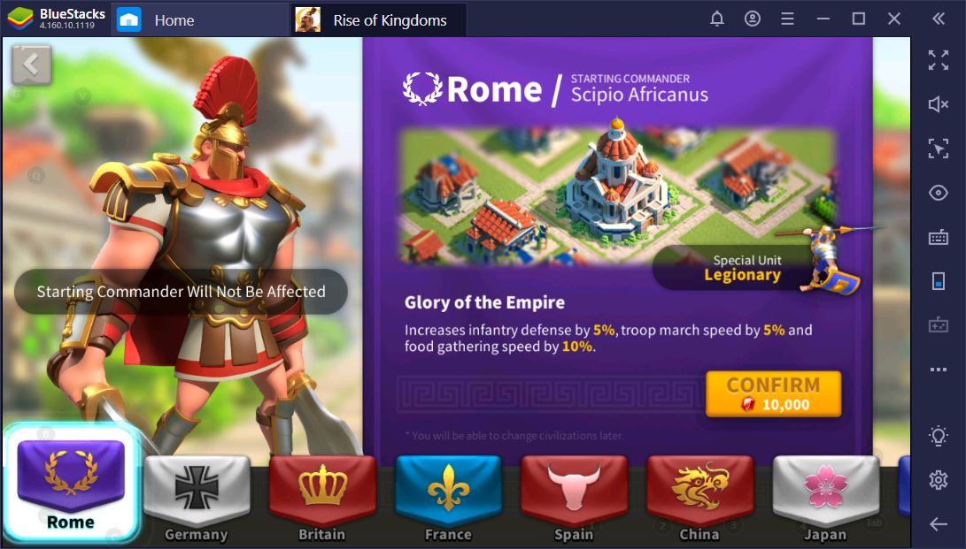 Rise of Kingdoms على جهاز الكمبيوتر - دليل شامل لجميع الحضارات