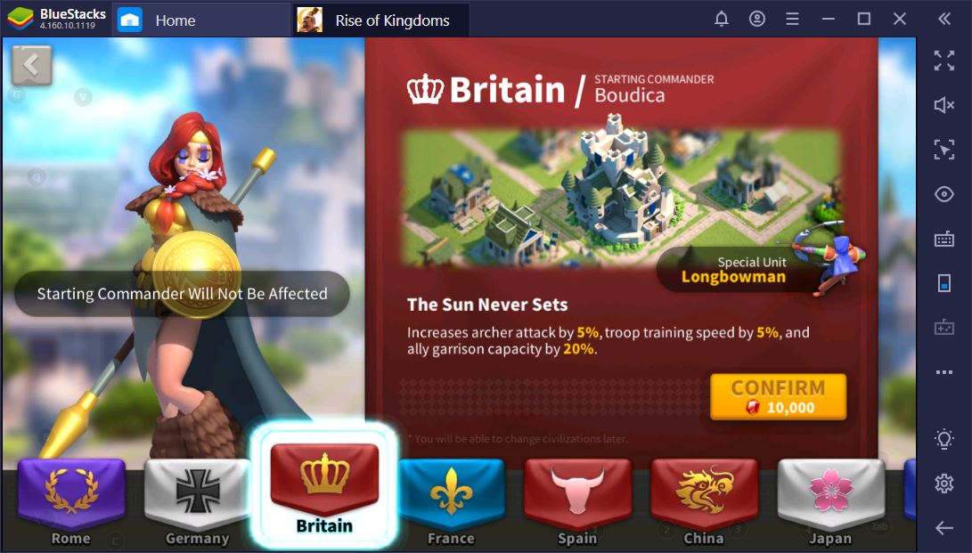 Rise of Kingdoms على جهاز الكمبيوتر - دليل شامل لجميع الحضارات