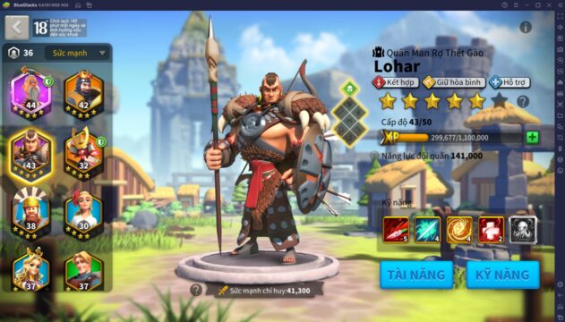 Rise of Kingdoms - Gamota: Hướng dẫn tướng chỉ huy Lohar – Quân Man Rợ Thét Gào