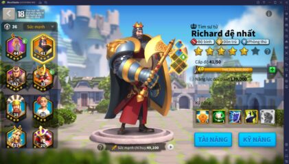 Rise of Kingdoms – Gamota: Những điều cần biết về Chỉ huy Richard I – Trái Tim Sư Tử
