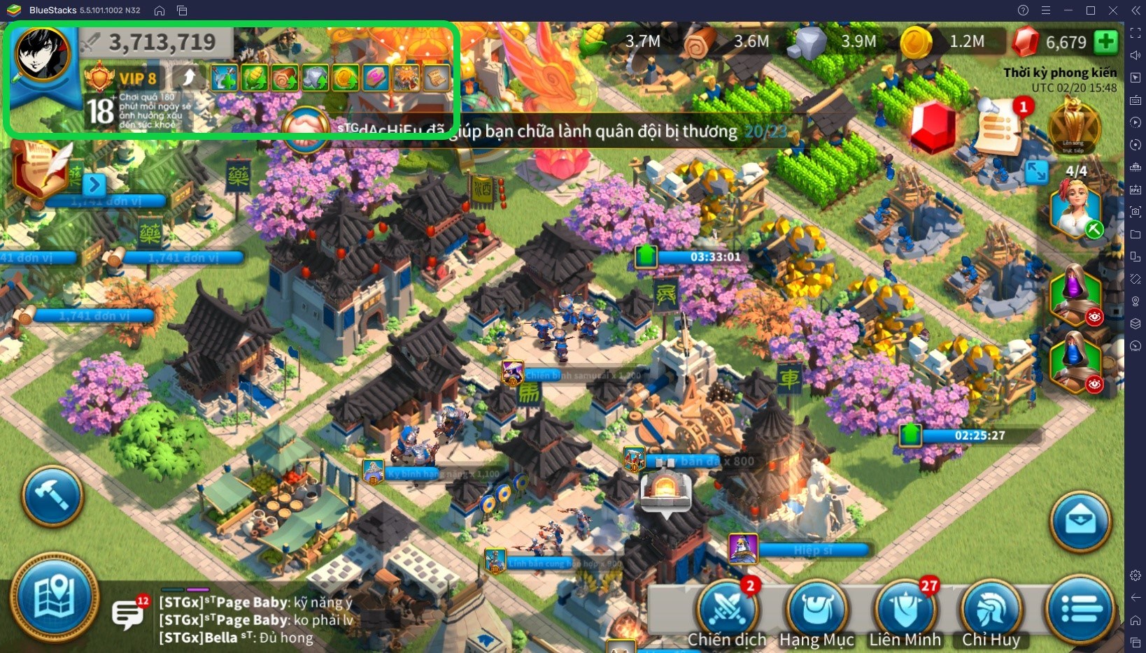 Rise of Kingdoms - Gamota: Tìm hiểu giao diện trong game