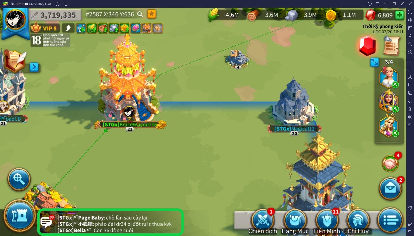 Rise of Kingdoms - Gamota: Tìm hiểu giao diện trong game