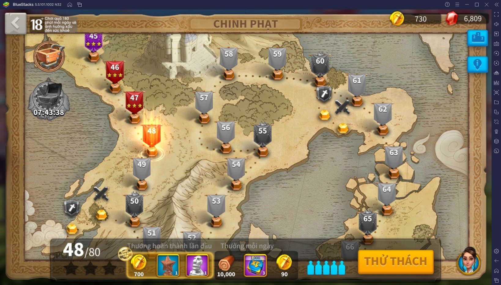 Rise of Kingdoms - Gamota: Tìm hiểu giao diện trong game