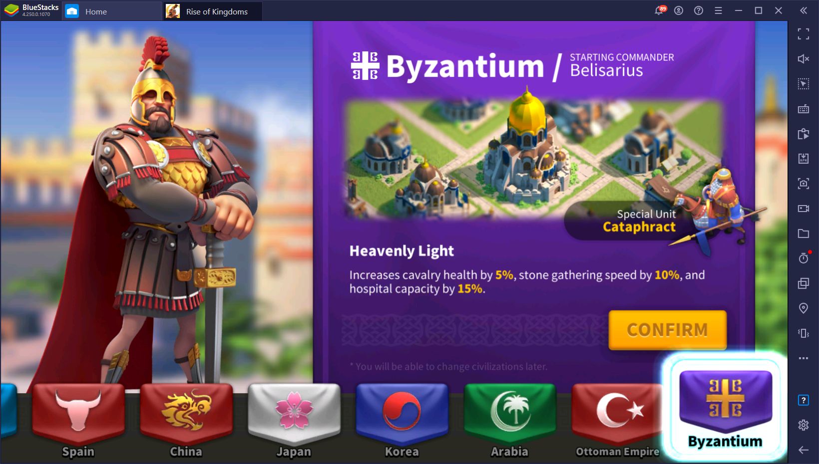 byzantine empire civ 5