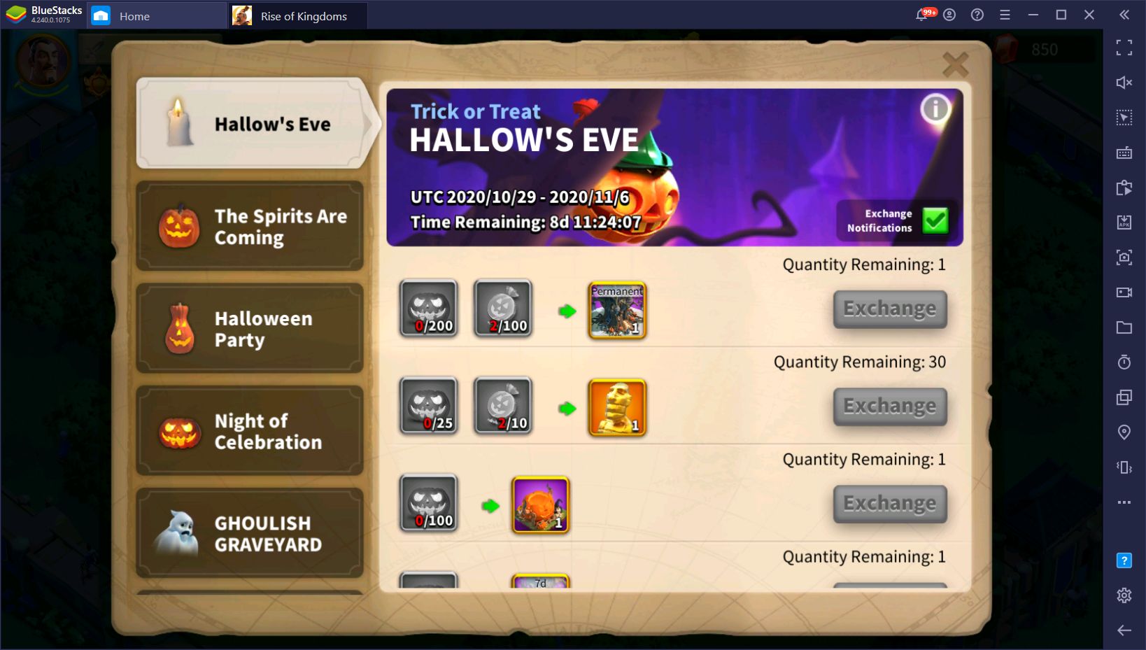 Rise of Kingdoms Halloween 2020 Event Guide - How to Participate and Obtain all the Loot