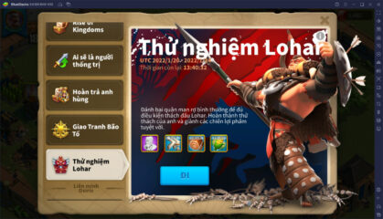 Hướng dẫn sự kiện Thử nghiệm Lohar trong Rise of Kingdoms