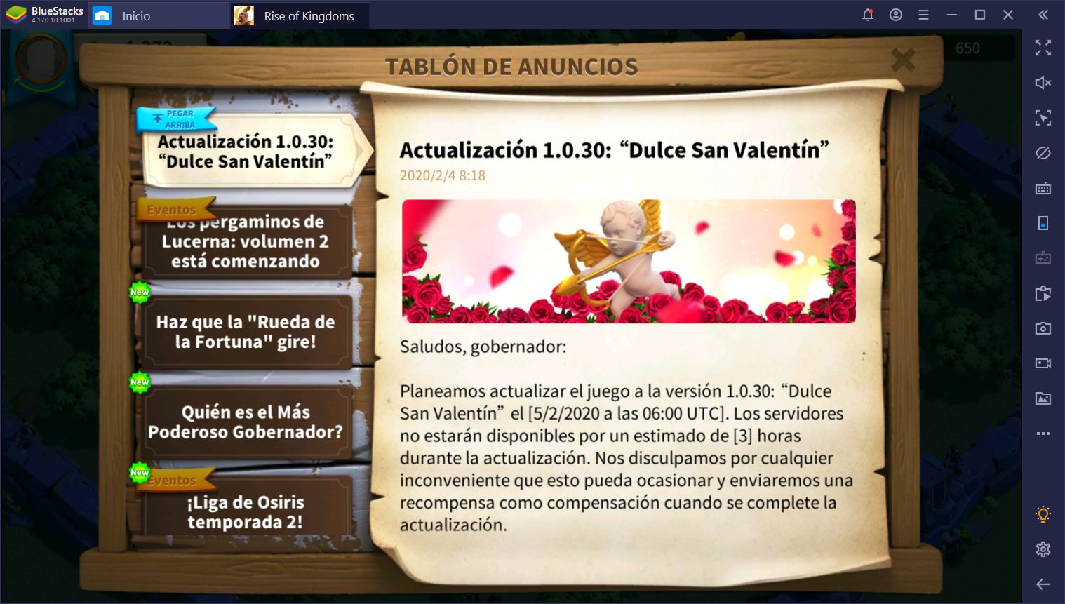 Actualización Dulce San Valentín de Rise of Kingdoms - Todo lo que Debes Saber Acerca del Nuevo Parche