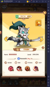 Rise of Kittens: Idle RPG Karakter Listesi