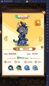 Rise of Kittens: Idle RPG Karakter Listesi