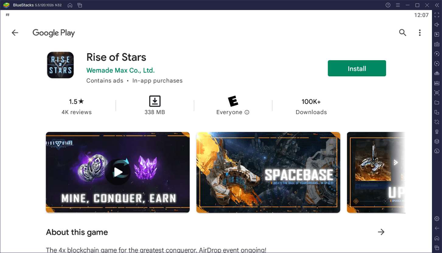 كيف تلعب Rise of Stars على جهاز الكمبيوتر باستخدام BlueStacks