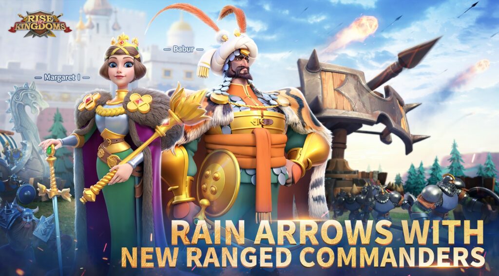 Rise of Kingdoms New Commanders Babur, Margaret and Heraclius Skills and Abilities BlueStacks