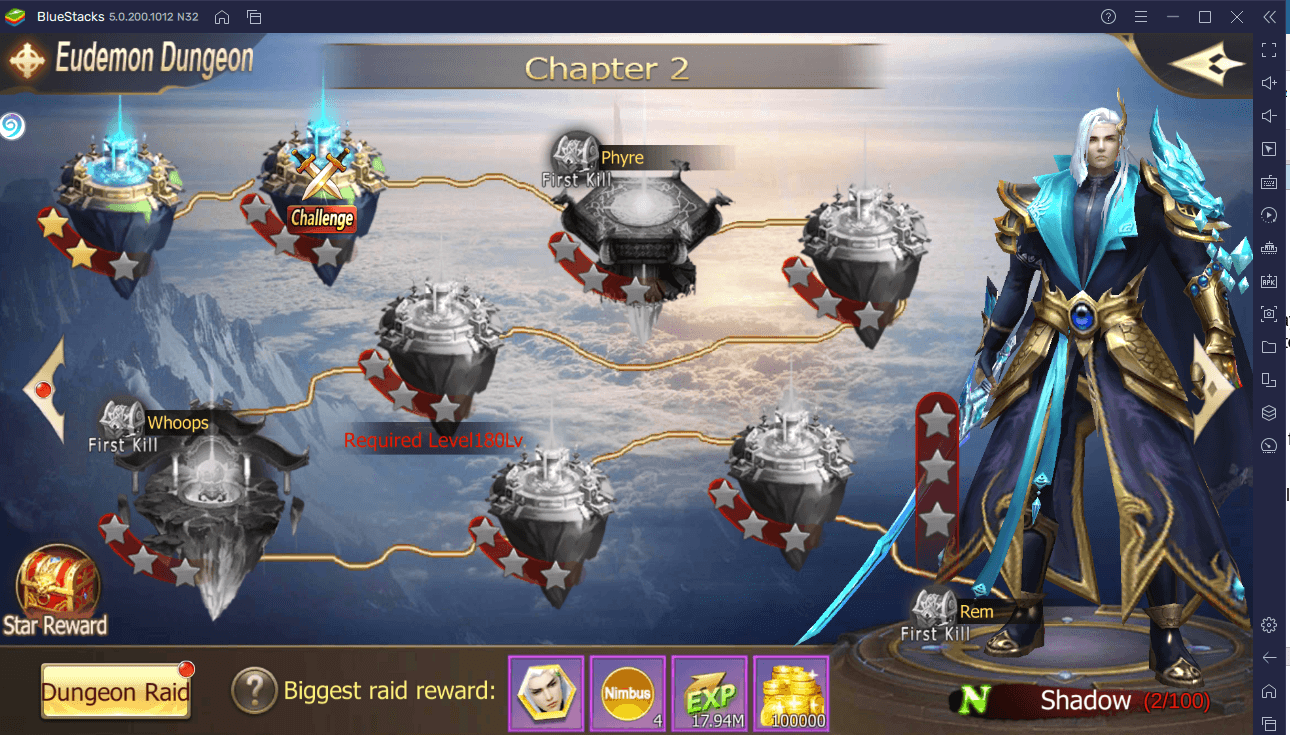 EXP- und Gold-Farming in Rebirth of Chaos: Eternal Saga