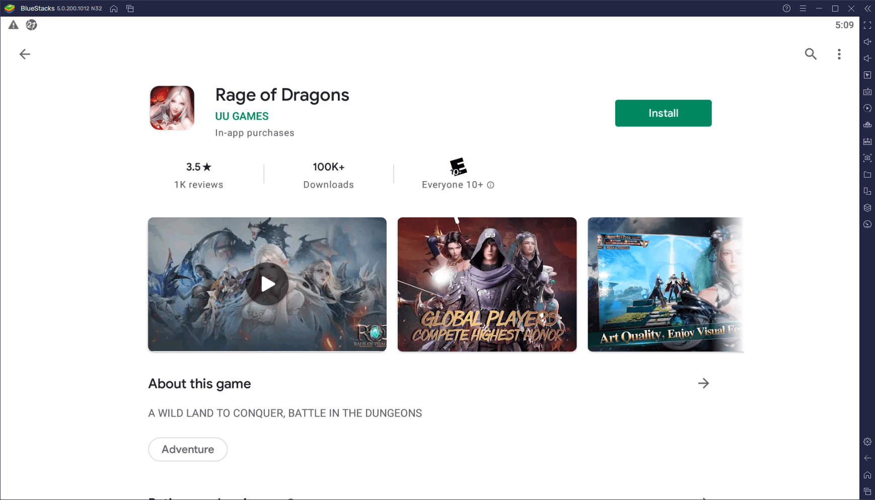 How to Install and Play Rage of Dragons on Your PC with BlueStacks