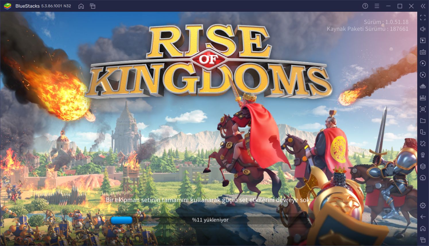 Rise of Kingdoms – BlueStacks Avantajları