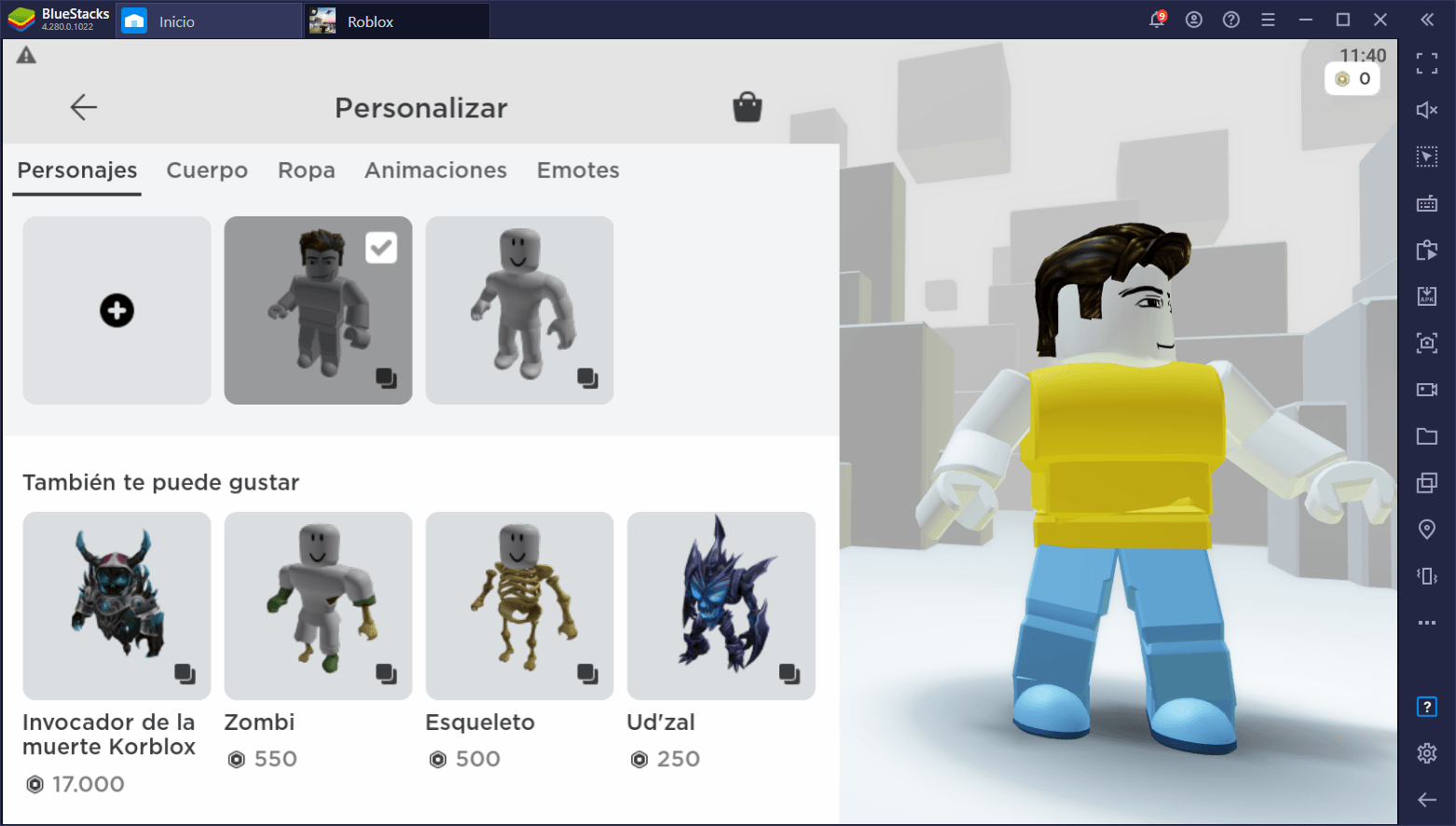 Guía de Principiante de BlueStacks Para Roblox