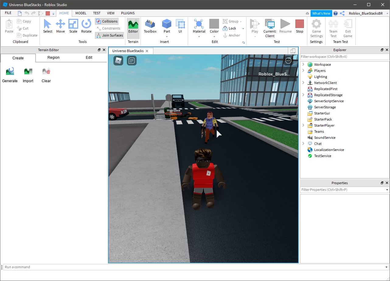 Roblox Studio O Desenvolvimento De Games Ao Alcance De Todos Bluestacks - como almentar seu tamanho para construir no roblox studio