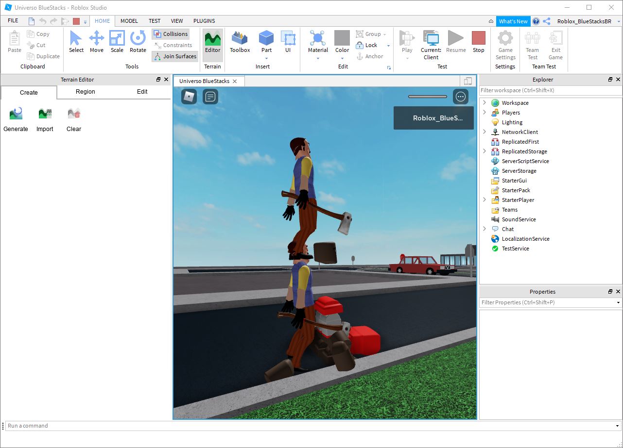 Roblox Studio O Desenvolvimento De Games Ao Alcance De Todos Bluestacks - como almentar seu tamanho para construir no roblox studio