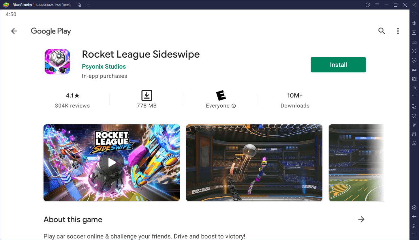 Как скачать и играть в Rocket League Sideswipe на ПК с помощью BlueStacks?