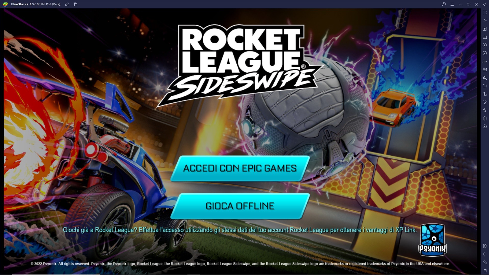 Come giocare Rocket League Sideswipe su PC con BlueStacks