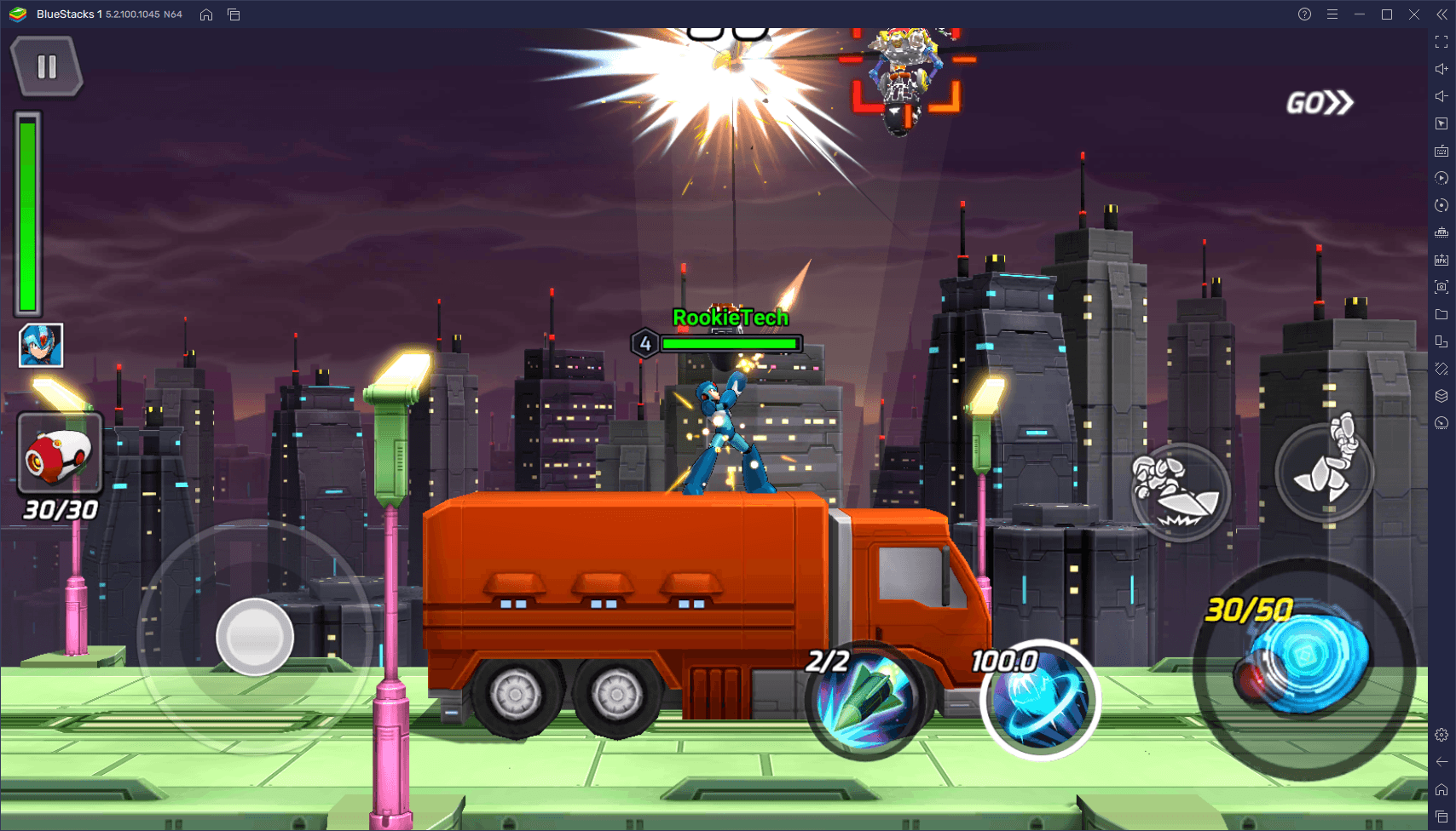 MEGA MAN X DiVE - MOBILE on PC - Guide for Playing at 60 FPS and Configuring Your Controls