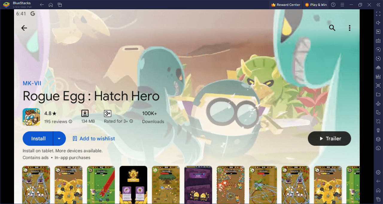 How to Play Rogue Egg : Hatch Hero on PC With BlueStacks