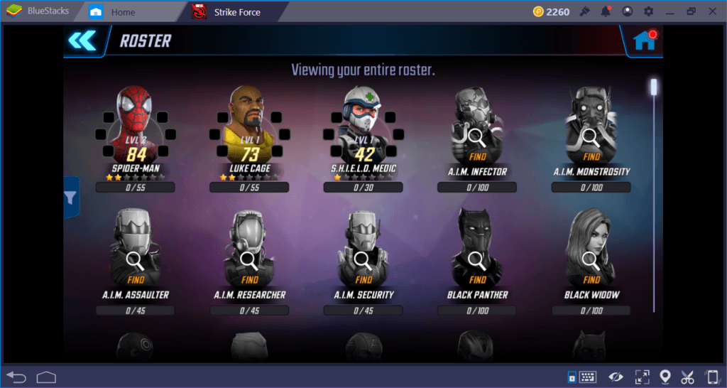 Beginner’s Guide For MARVEL Strike Force Bluestacks